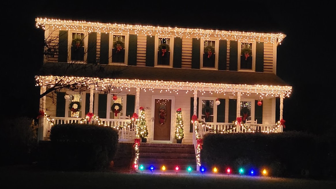 Christmas lights in Winston-Salem